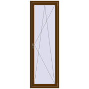 REHAU Euro 70 700x2100 мм WALNUT з двох сторін