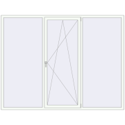 REHAU SYNEGO MD 2600x2000 мм Білий (RAL 9016) з двох сторін REHAU SYNEGO MD 2600x2000 мм Білий (RAL 9016) з двох сторін