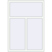REHAU Brillant-Design 1026x1450 мм Білий (RAL 9016) з двох сторін REHAU Brillant-Design 1026x1450 мм Білий (RAL 9016) з двох сторін