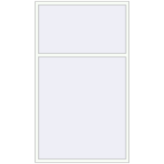REHAU Brillant-Design 1400x2400 мм BLACK_BROWN ззовні