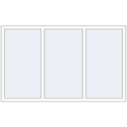 REHAU SYNEGO MD 1800x1100 мм Білий (RAL 9016) з двох сторін REHAU SYNEGO MD 1800x1100 мм Білий (RAL 9016) з двох сторін