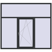 Вікна 2100x1900 мм Altest Pony 375