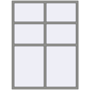 Altest Pony 375 1500x2000 мм RAL 9007 Grey aluminium з двох сторін