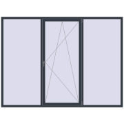 Вікна 2700x2000 мм REHAU SYNEGO MD