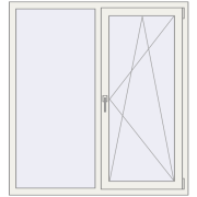 REHAU Euro 70 1300x1400 мм
