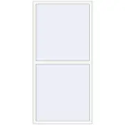 REHAU Euro 60 1010x2100 мм Білий (RAL 9016) з двох сторін REHAU Euro 60 1010x2100 мм Білий (RAL 9016) з двох сторін