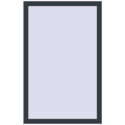 REHAU Brillant-Design 780x1330 мм ANTHRACITE_GREY_STRUKTURAL з двох сторін