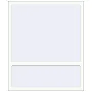 Altest Pony 375 990x1175 мм RAL 9016 Traffic white з двох сторін Altest Pony 375 990x1175 мм RAL 9016 Traffic white з двох сторін