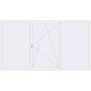 REHAU Euro 70 3600x2000 мм ANTHRACITE_GREY_STRUKTURAL ззовні