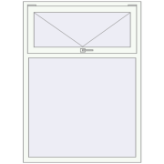 Вікна 1100x1500 мм REHAU Euro 70 Білий (RAL 9016) з двох сторін