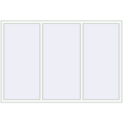 REHAU Euro 70 2140x1450 мм Білий (RAL 9016) з двох сторін