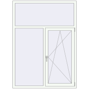 REHAU Brillant-Design 1350x1850 мм