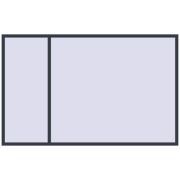 REHAU SYNEGO MD 2780x1750 мм ANTHRACITE_GREY_STRUKTURAL з двох сторін