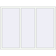 Вікна 1800x1400 мм REHAU Brillant-Design Білий (RAL 9016) з двох сторін