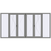 Altest Pony 375 3000x1500 мм RAL 9007 Grey aluminium з двох сторін
