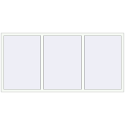 REHAU Euro 60 2300x1100 мм Білий (RAL 9016) з двох сторін REHAU Euro 60 2300x1100 мм Білий (RAL 9016) з двох сторін