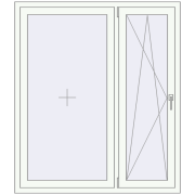 REHAU Euro 60 1300x1500 мм