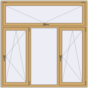 Вікна 1800x1800 мм Altest Pony 375
