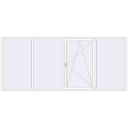 REHAU Euro 60 3500x1500 мм