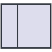 Вікна 1800x1600 мм REHAU SYNEGO MD ANTHRACITE_GREY_STRUKTURAL з двох сторін