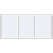 Вікна 2300x1050 мм REHAU Brillant-Design