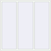 Вікна 1800x1800 мм REHAU Euro 60 Білий (RAL 9016) з двох сторін