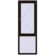 REHAU SYNEGO MD 700x2000 мм BLACK_BROWN з двох сторін REHAU SYNEGO MD 700x2000 мм BLACK_BROWN з двох сторін