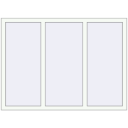 REHAU Euro 60 1500x1100 мм Білий (RAL 9016) з двох сторін
