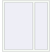 Вікна 1200x1300 мм REHAU Euro 70 Білий (RAL 9016) з двох сторін