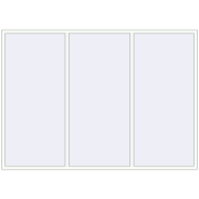 REHAU SYNEGO MD 2888x2063 мм Білий (RAL 9016) з двох сторін REHAU SYNEGO MD 2888x2063 мм Білий (RAL 9016) з двох сторін