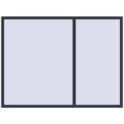 Вікна 2000x1500 мм REHAU Brillant-Design ANTHRACITE_GREY_STRUKTURAL з двох сторін