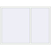 Вікна 2000x1500 мм REHAU Brillant-Design BLACK_BROWN ззовні