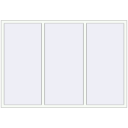 Вікна 2100x1461 мм REHAU Euro 70 Білий (RAL 9016) з двох сторін