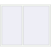 Вікна 1800x1500 мм REHAU Euro 60 Білий (RAL 9016) з двох сторін