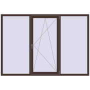 Altest Pony 375 2300x1600 мм RAL 8017 Chocolate brown з двох сторін