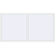REHAU Euro 60 2270x1210 мм Білий (RAL 9016) з двох сторін REHAU Euro 60 2270x1210 мм Білий (RAL 9016) з двох сторін