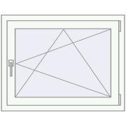 REHAU Brillant-Design 900x700 мм Білий (RAL 9016) з двох сторін REHAU Brillant-Design 900x700 мм Білий (RAL 9016) з двох сторін