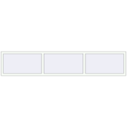 REHAU Euro 60 2850x550 мм Білий (RAL 9016) з двох сторін