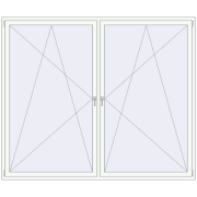 REHAU SYNEGO MD 2500x2100 мм Білий (RAL 9016) з двох сторін REHAU SYNEGO MD 2500x2100 мм Білий (RAL 9016) з двох сторін