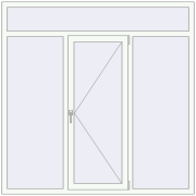 REHAU Euro 70 1800x1800 мм