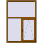REHAU Euro 60 1200x1700 мм GOLDEN OAK з двох сторін REHAU Euro 60 1200x1700 мм GOLDEN OAK з двох сторін