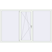 REHAU Euro 60 2350x1510 мм Білий (RAL 9016) з двох сторін