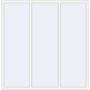 REHAU Euro 70 2110x2160 мм Білий (RAL 9016) з двох сторін