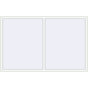 REHAU Euro 70 2150x1400 мм Білий (RAL 9016) з двох сторін