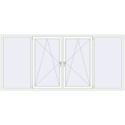 REHAU Euro 60 3100x1400 мм