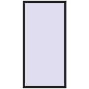 REHAU SYNEGO MD 1000x2000 мм BLACK_ULTI-MATT з двох сторін REHAU SYNEGO MD 1000x2000 мм BLACK_ULTI-MATT з двох сторін