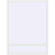 Вікна 1800x2400 мм Altest Pony 375 RAL 9016 Traffic white з двох сторін