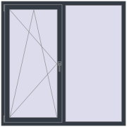 REHAU Euro 70 1500x1500 мм REHAU Euro 70 1500x1500 мм