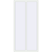 REHAU Brillant-Design 1100x2300 мм Білий (RAL 9016) з двох сторін REHAU Brillant-Design 1100x2300 мм Білий (RAL 9016) з двох сторін