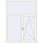 REHAU Euro 70 1350x1850 мм